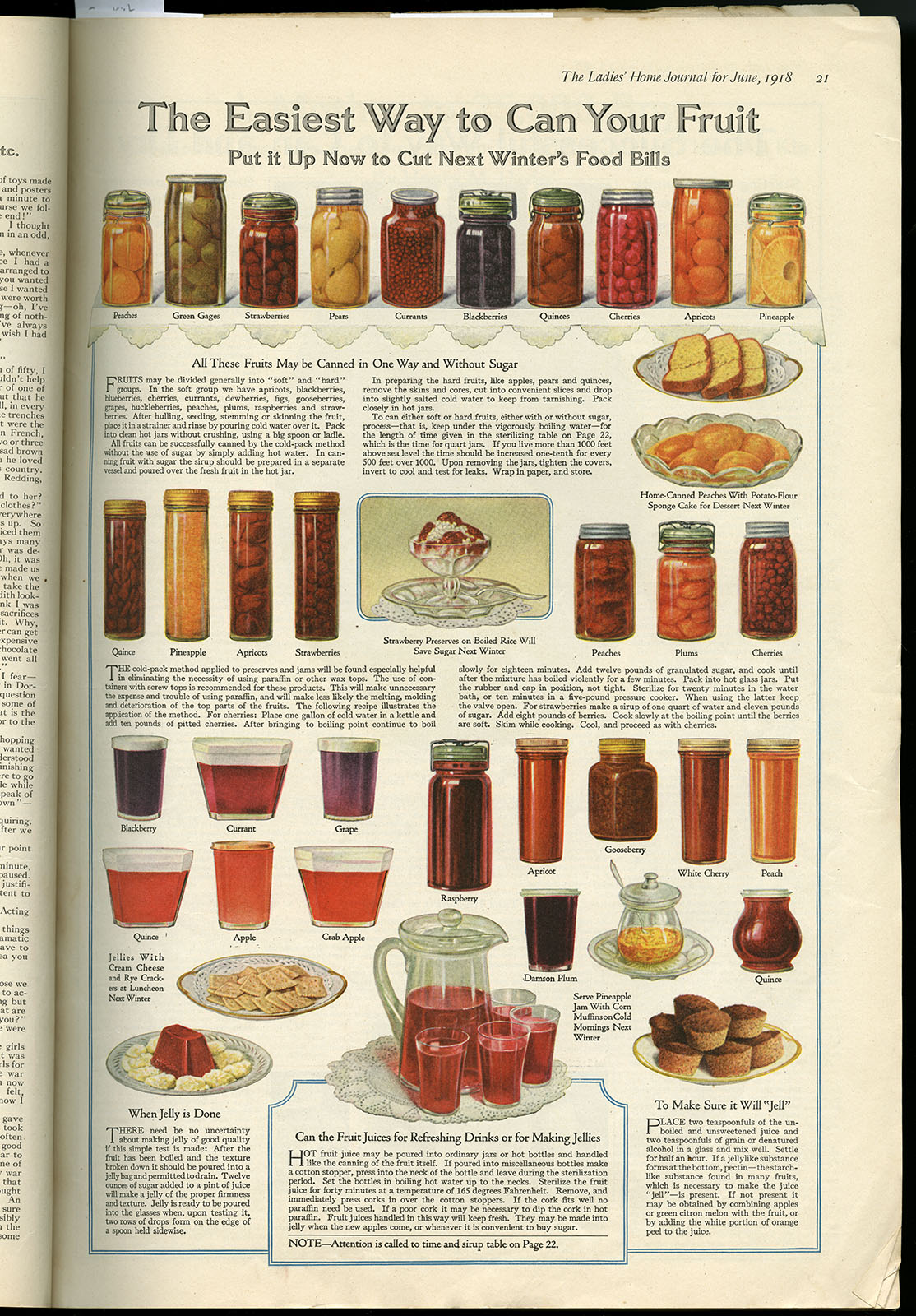 The Ladies’ Home Journal (October and December 1917; June and November 1918). Loan courtesy of Linda August.