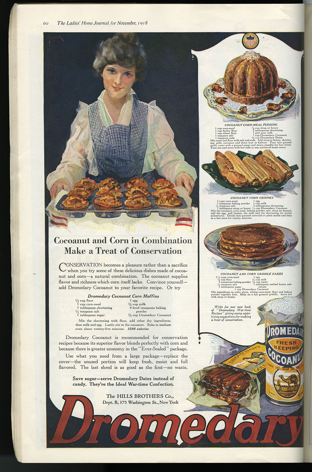 The Ladies’ Home Journal (October and December 1917; June and November 1918). Loan courtesy of Linda August.