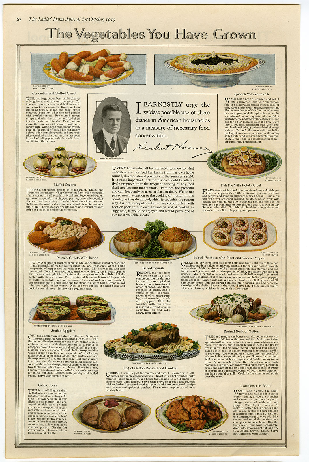 The Ladies’ Home Journal (October and December 1917; June and November 1918). Loan courtesy of Linda August.