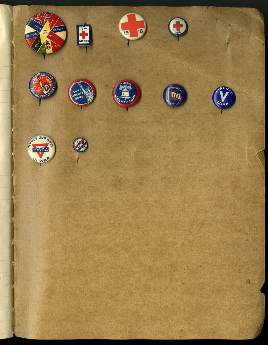 Eleanor R. Bushnell, Patriotic Scrapbook, ca. 1919. Gift of Elizabeth P. McLean.