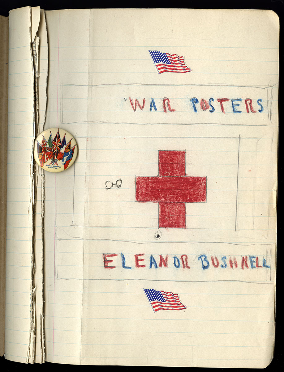 Eleanor R. Bushnell, Patriotic Scrapbook, ca. 1919. Gift of Elizabeth P. McLean.