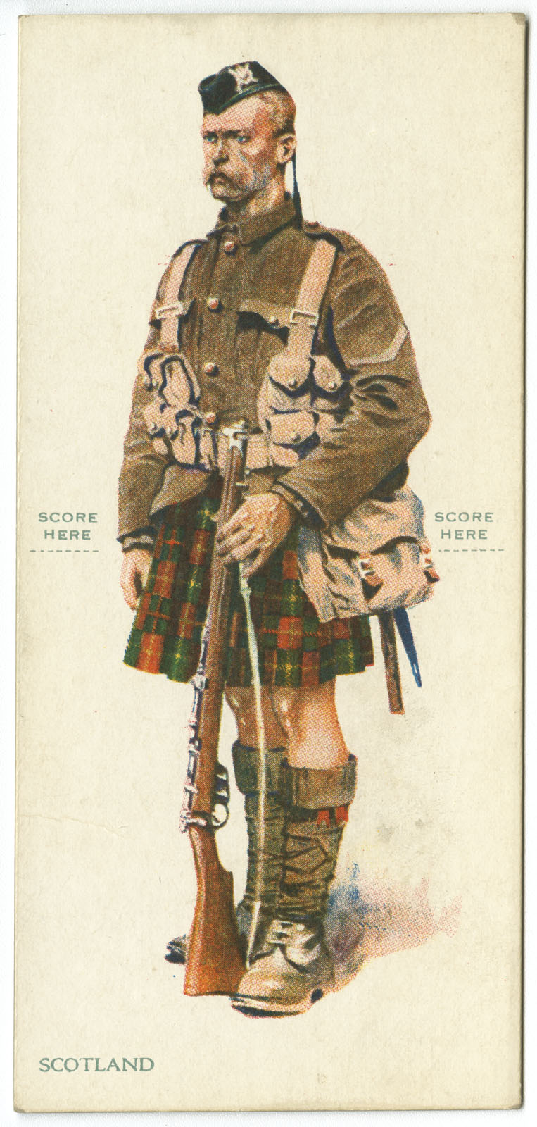 Soldiers of the Allies paper dolls. Color letterpress, ca. 1918.