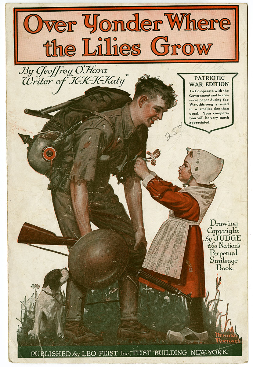 Geoffrey O’Hara, Over Yonder Where the Lilies Grow (New York: Leo Feist, Inc., 1918). Gift of anonymous donor.